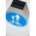 Un signo solar para carriles bici